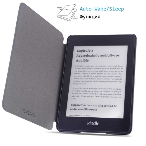 Калъф GARV Smart за Kindle Paperwhite 5 (2021), Черен