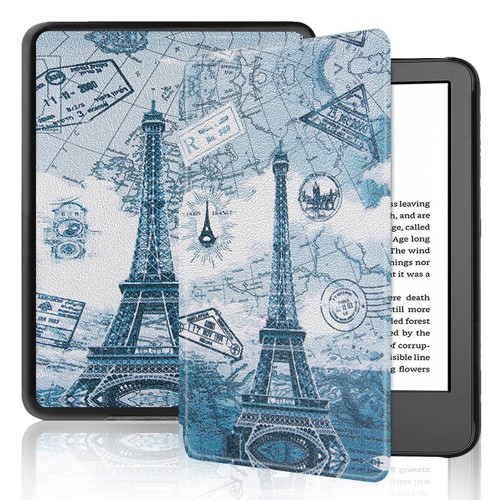 Калъф GARV Slim за Kindle 2022, Eiffel Tower