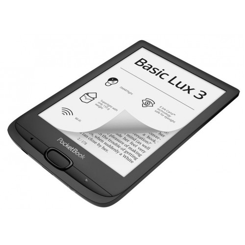 Pocketbook Basic Lux 3 PB617, 6", Черен