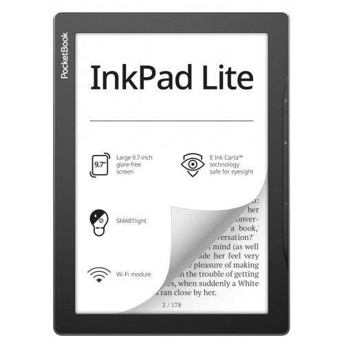 PocketBook InkPad Lite Touch, 9.7", Сив