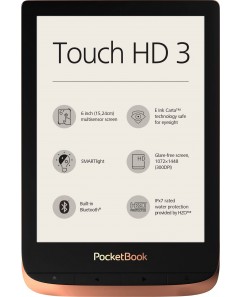 PocketBook Touch HD 3 PB632, 6", Златист