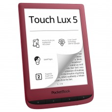 PocketBook Touch Lux 5 PB628, 6", Червен