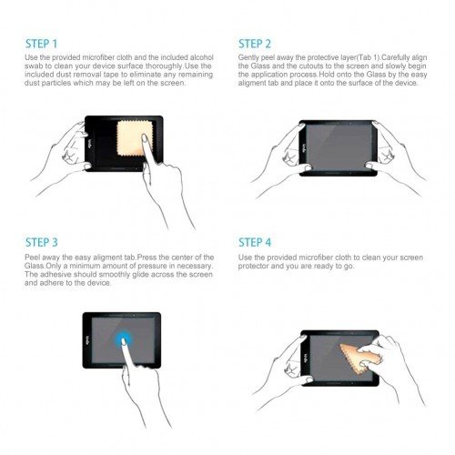 Стъклен протектор за Kindle, Kobo, Nook, Pocketbook