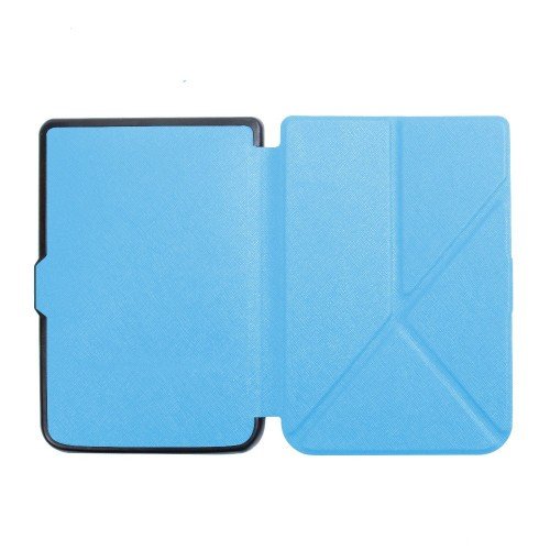 Калъф Origami за Pocketbook 614/ 614-2/ 615/ 624/ 625/ 626/ 640/ 641, Светлосин