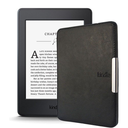 Kindle Paperwhite 3, Wi-Fi, 300 ppi, Черен + Калъф Business
