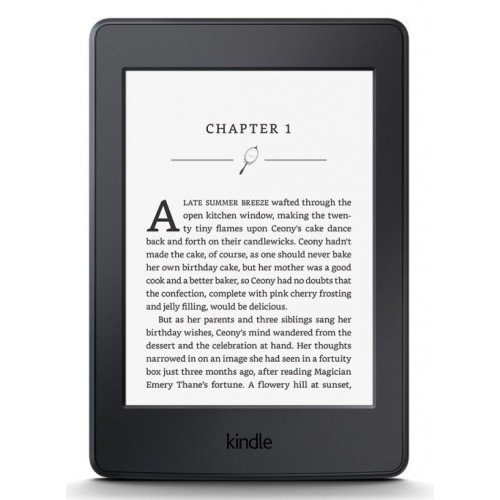 Kindle Paperwhite 3, Wi-Fi, 300 ppi, Черен + Калъф Smart