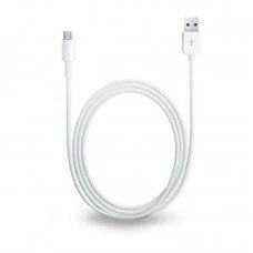 Микро USB кабел за данни, 1м., Бял