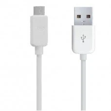 Микро USB кабел за данни, 1м., Бял