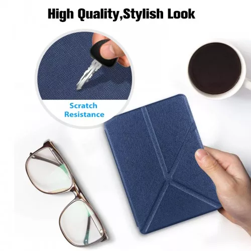 Калъф GARV Origami за Kindle 2024, Тъмносин