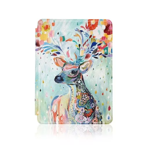 Калъф GARV Slim за Kindle 2024, Colorful Deer