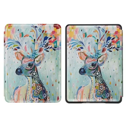 Калъф GARV Slim за Kindle Paperwhite 5 (2021), Colorful Deer Калъф GARV Slim за Kindle Paperwhite 5 (2021), Colorful Deer