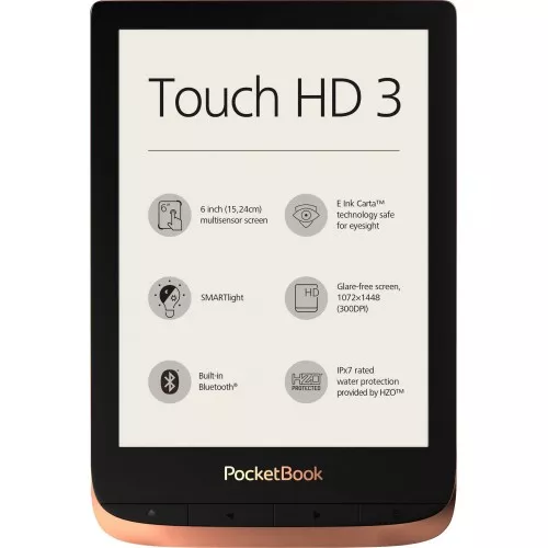 PocketBook Touch HD 3 PB632, 6", Златист