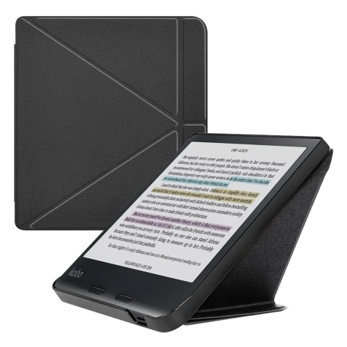 Калъф GARV Origami за Kobo Libra Colour, Черен