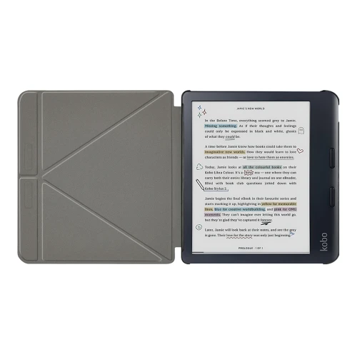 Калъф GARV Origami за Kobo Libra Colour, Черен