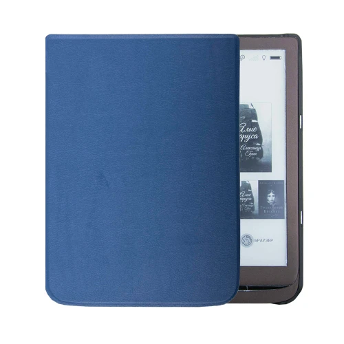 Калъф GARV Premium за PocketBook InkPad Color, Тъмносин