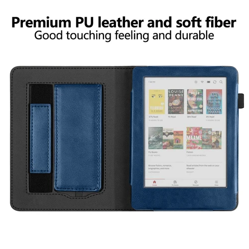 Калъф GARV Stand за Kobo Clara BW, Тъмносин Калъф GARV Stand за Kobo Clara BW, Тъмносин