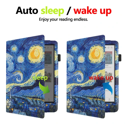 Калъф GARV Stand за Kobo Clara BW, Starry Night