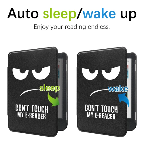 Калъф GARV Slim за Kobo Clara Colour, Angry Face