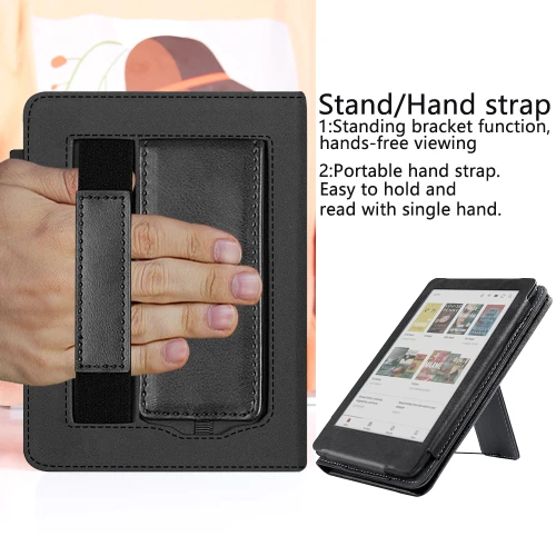 Калъф GARV Stand за Kobo Clara Colour, Черен