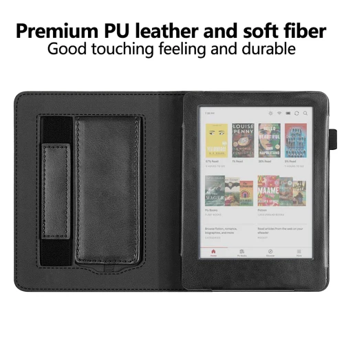 Калъф GARV Stand за Kobo Clara Colour, Черен