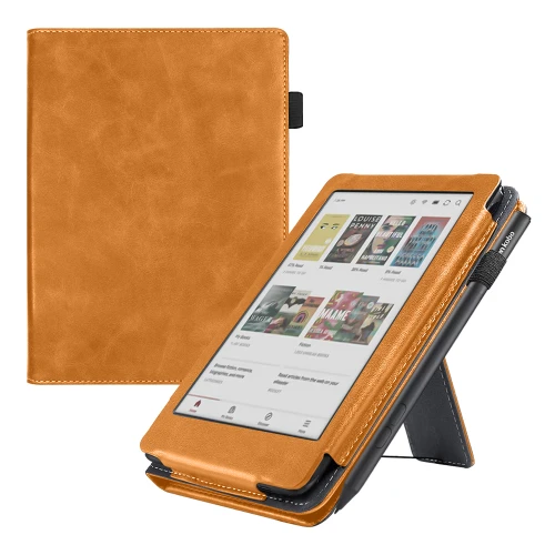 Калъф GARV Stand за Kobo Clara Colour, Кафяв
