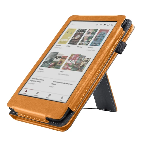 Калъф GARV Stand за Kobo Clara Colour, Кафяв