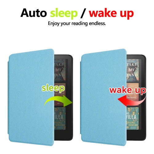 Калъф GARV Smart за Kindle ColorSoft, Светлосин