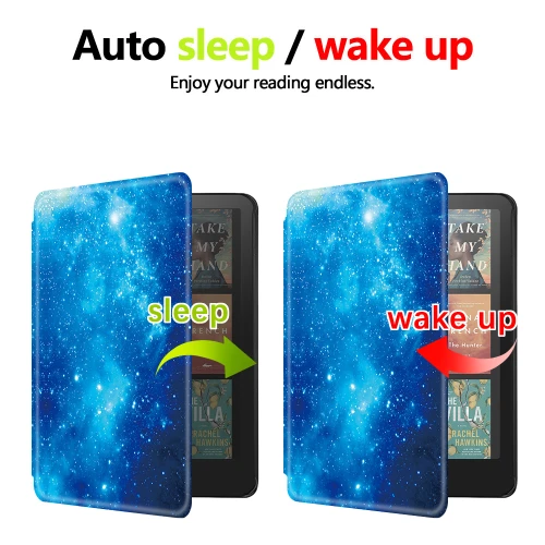 Калъф GARV Slim за Kindle ColorSoft, Blue Galaxy