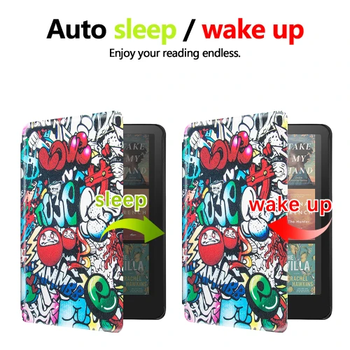 Калъф GARV Slim за Kindle ColorSoft, Graffiti
