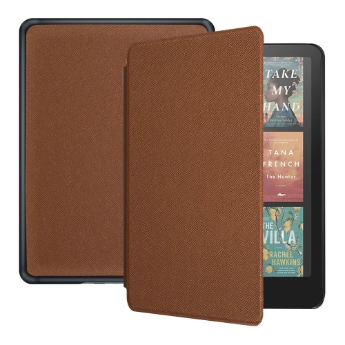 Калъф GARV Smart за Kindle Paperwhite 2024 7", Кафяв