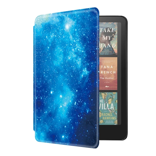 Калъф GARV Slim за Kindle Paperwhite 2024 7", Blue Galaxy