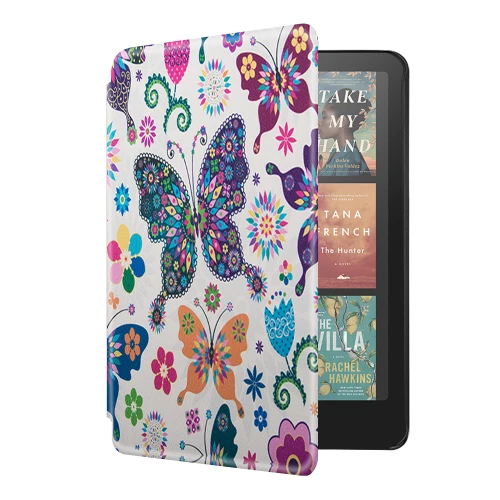 Калъф GARV Slim за Kindle Paperwhite 2024 7", Butterfly