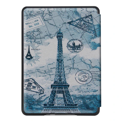 Калъф GARV Slim за Kindle Paperwhite 2024 7", Eiffel Tower