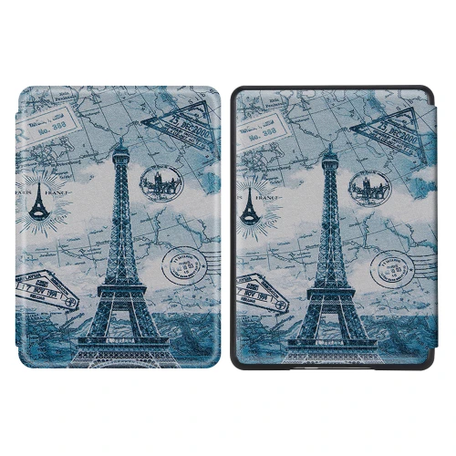 Калъф GARV Slim за Kindle Paperwhite 2024 7", Eiffel Tower