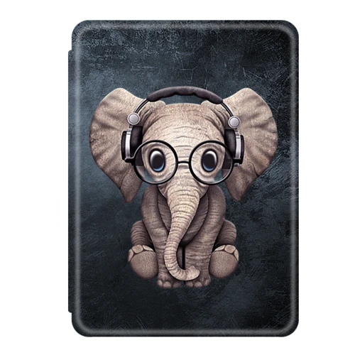 Калъф GARV Slim за Kindle Paperwhite 2024 7", Groovy Elephant