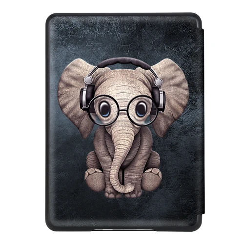 Калъф GARV Slim за Kindle Paperwhite 2024 7", Groovy Elephant