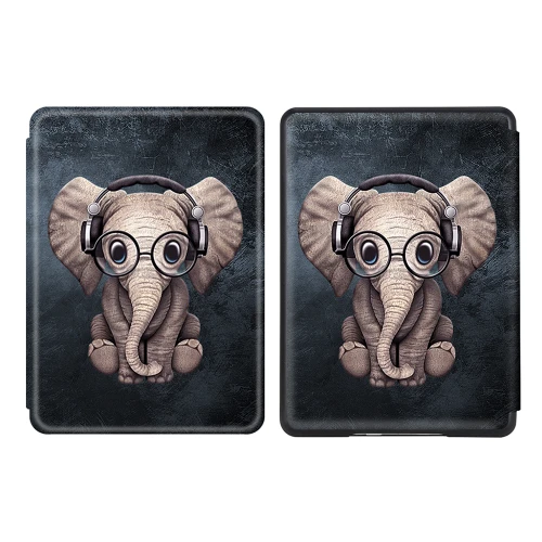 Калъф GARV Slim за Kindle Paperwhite 2024 7", Groovy Elephant