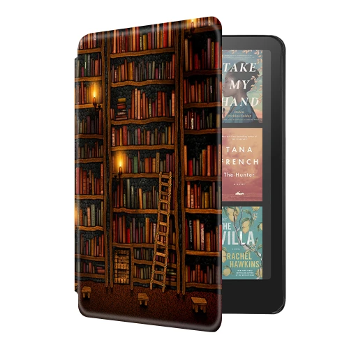 Калъф GARV Slim за Kindle Paperwhite 2024 7", Library