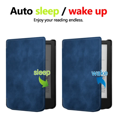 Калъф GARV Slim за Pocketbook Verse Lite, Тъмносин
