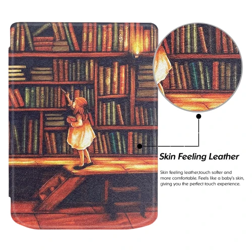 Калъф GARV Slim за Pocketbook Verse Lite, Librarian