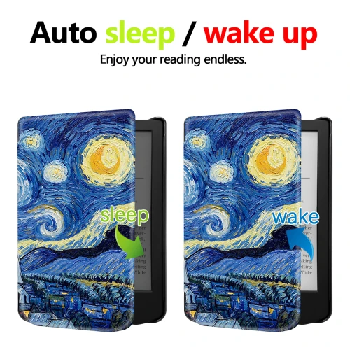 Калъф GARV Slim за Pocketbook Verse Lite, Starry Night