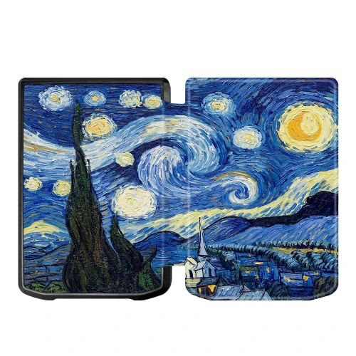 Калъф GARV Slim за Pocketbook Verse Lite, Starry Night