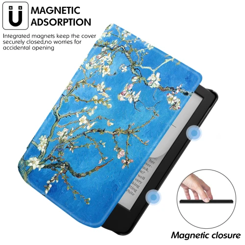 Калъф GARV Slim за Pocketbook Verse Lite, Almond Tree