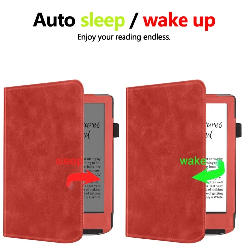 Калъф GARV Stand за Pocketbook Verse Lite, Червен Калъф GARV Stand за Pocketbook Verse Lite, Червен