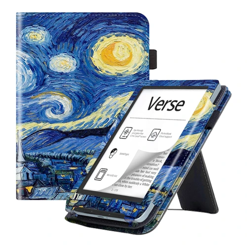 Калъф GARV Stand за Pocketbook Verse Lite, Starry Night Калъф GARV Stand за Pocketbook Verse Lite, Starry Night