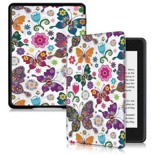 Калъф GARV Slim за Kindle Paperwhite 4 (2018), Butterflies
