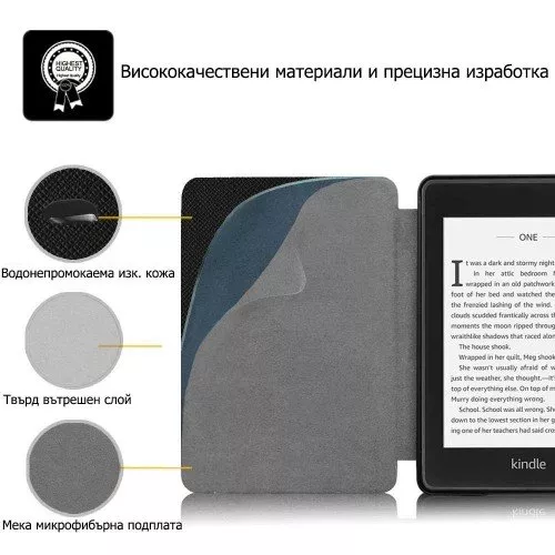 Калъф Smart за Kindle Paperwhite 4 (2018), Зелен