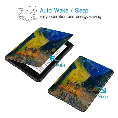 Калъф GARV Slim за Kindle 2019, Cafeteria