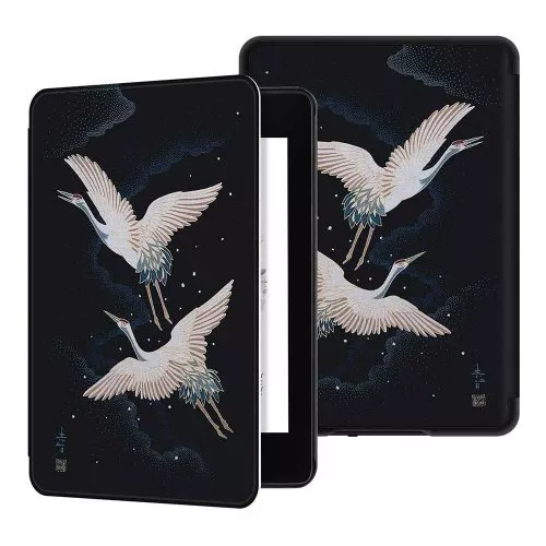 Калъф GARV Slim за Kindle 2019, Cranes