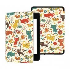 Калъф GARV Slim за Kindle 2019, Playing Cats